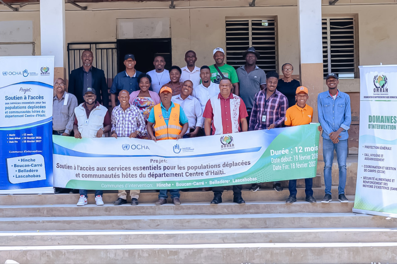 Belladere :SOUTIEN A L'ACCES AUX SERVICES ESSENTIELS POUR LES POPULATIONS DEPLACÉS ET COMMUNAUTES HOTED DU DEPARTEMENT CENTRE D'HAITI