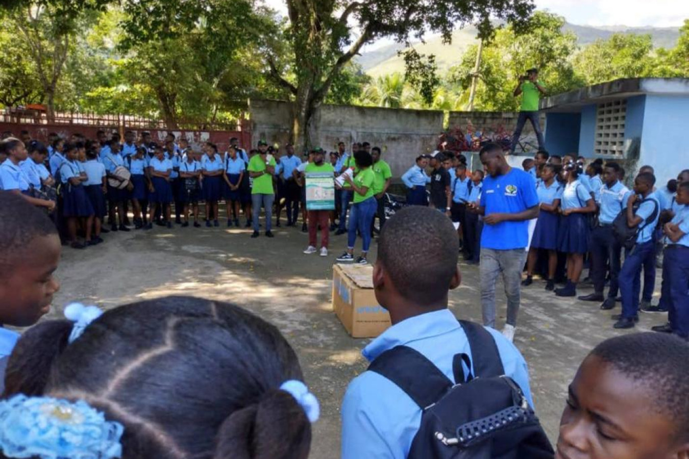 ORRAH continue avec la sensibilisation choléra au niveau des écoles sur les communes Lascahobas, Thomonde et Belladère